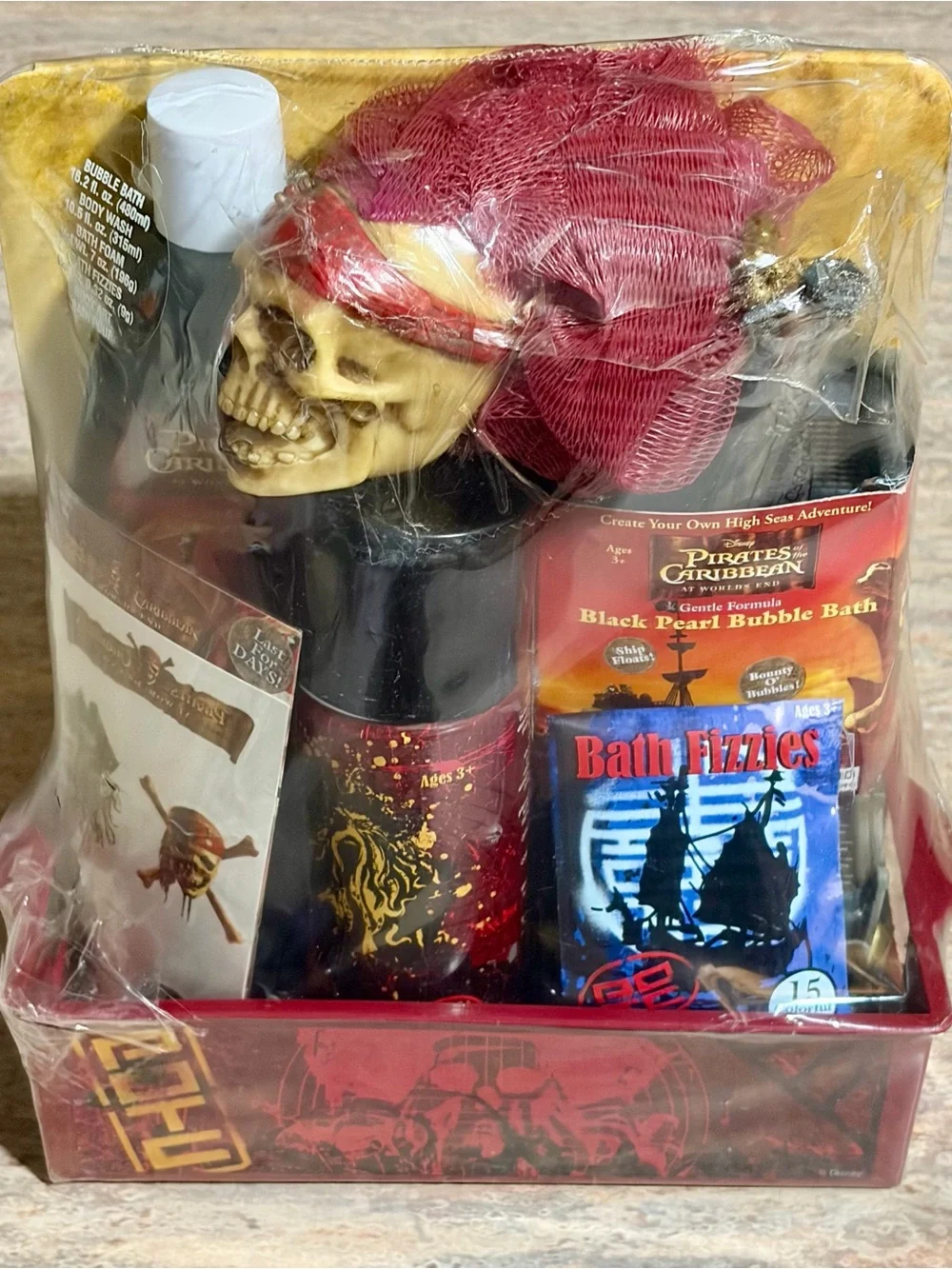 Disney’s Pirate of the Caribbean Pirate’s Bounty Bath set